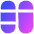 Dashboard Vertical Pills Split 3 Icon from Flex Gradient Set