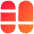 Dashboard Vertical Pills Split 6 Icon from Flex Gradient Set