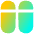 Dashboard Vertical Pills Split Top Icon from Flex Gradient Set