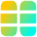 Dashboard Vertical Rectangle Thirds Icon from Flex Gradient Set