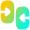 Compare Arrow Icon from Flex Gradient Set