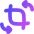 Crop And Rotate Icon from Flex Gradient Set