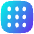 Grid Dots Icon from Flex Gradient Set