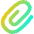 Paperclip 1 Icon from Flex Gradient Set