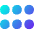 Reorder Dots Horizontal Icon from Flex Gradient Set