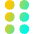 Reorder Dots Vertical Icon from Flex Gradient Set