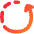 Rotate Left 4 Icon from Flex Gradient Set
