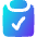 Clipboard Check Icon from Flex Gradient Set