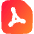 Convert PDF 2 Icon from Flex Gradient Set
