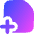 File Add Alternate Icon from Flex Gradient Set
