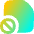 File Block Icon from Flex Gradient Set