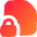 File Lock Icon from Flex Gradient Set