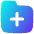 Folder Add Icon from Flex Gradient Set