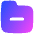 Folder Delete Icon from Flex Gradient Set