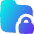 Folder Lock Icon from Flex Gradient Set