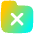 Folder Remove Icon from Flex Gradient Set