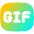Gif Format Icon from Flex Gradient Set
