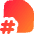 Page Number Icon from Flex Gradient Set