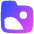Pictures Folder Memories Icon from Flex Gradient Set