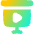 Slide Show Play Icon from Flex Gradient Set