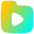 Video Folder Play Icon from Flex Gradient Set