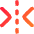 Flip Horizontal Arrow 2 Icon from Flex Gradient Set
