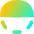 Flip Vertical Circle 2 Icon from Flex Gradient Set