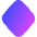 Rhombus Shape Icon from Flex Gradient Set