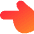 Finger Point Left Icon from Flex Gradient Set
