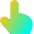 Finger Point Up Icon from Flex Gradient Set
