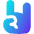 Rock And Roll Hand Icon from Flex Gradient Set