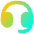 Customer Support 1 Icon from Flex Gradient Set