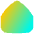 Home 1 Icon from Flex Gradient Set