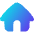 Home 2 Icon from Flex Gradient Set