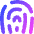 Fingerprint 1 Icon from Flex Gradient Set