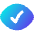 Iris Scan Confirm Icon from Flex Gradient Set