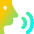 Voice Activation 1 Icon from Flex Gradient Set