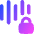 Voice Activation Lock Privacy Icon from Flex Gradient Set