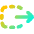 Track Select Right Tool Icon from Flex Gradient Set