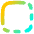 Border Corner Icon from Flex Gradient Set