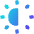 Brightness 2 Icon from Flex Gradient Set