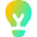 Lightbulb Icon from Flex Gradient Set