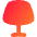Table Lamp 2 Icon from Flex Gradient Set