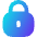 Padlock Square 1 Icon from Flex Gradient Set