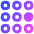 Dial Pad Icon from Flex Gradient Set