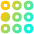 Dial Pad Center Left Icon from Flex Gradient Set