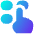 Dial Pad Finger 2 Icon from Flex Gradient Set