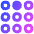 Dial Pad Top Middle Icon from Flex Gradient Set