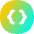 Braces Circle Icon from Flex Gradient Set
