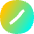 Division Slash Circle Icon from Flex Gradient Set